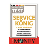 Prädikat „Service-König“ 2022 von „Focus Money“